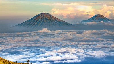 1815 Eruption of Mount Tambora Indonesia