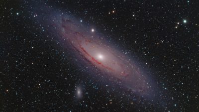 Milky Way and Andromeda Galaxies Collision